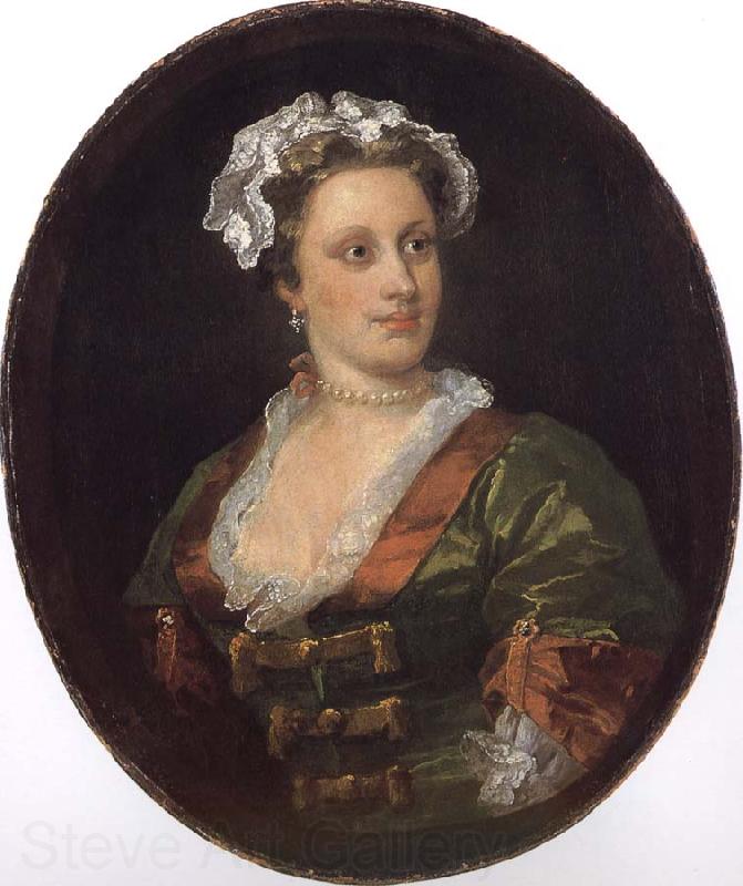 William Hogarth Portrait of the Duchess France oil painting art